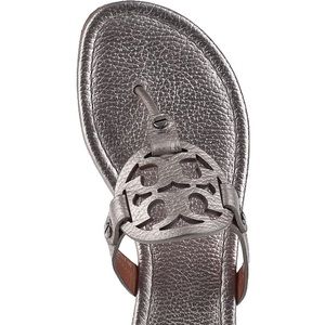Tory Burch Miller Sandals in pewter
